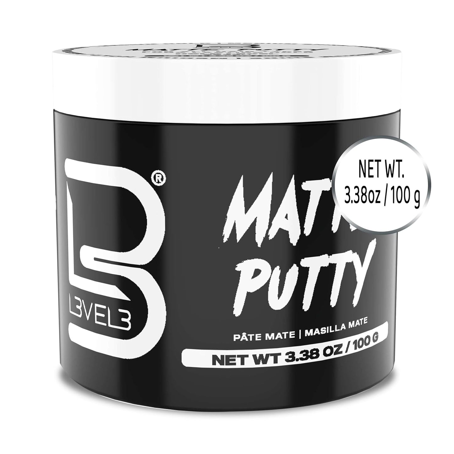 Level 3 Matte Putty - Grooming Hair Product for Women and Men - Hair Texturizing Putty with Matte Finish (3.5 Ounce (Pack of 1))
