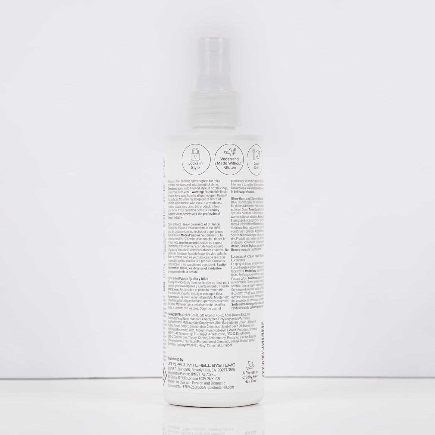 Paul Mitchell Freeze and Shine Super Hairspray, Maximum Hold, Shiny Finish Hairspray, for Coarse Hair