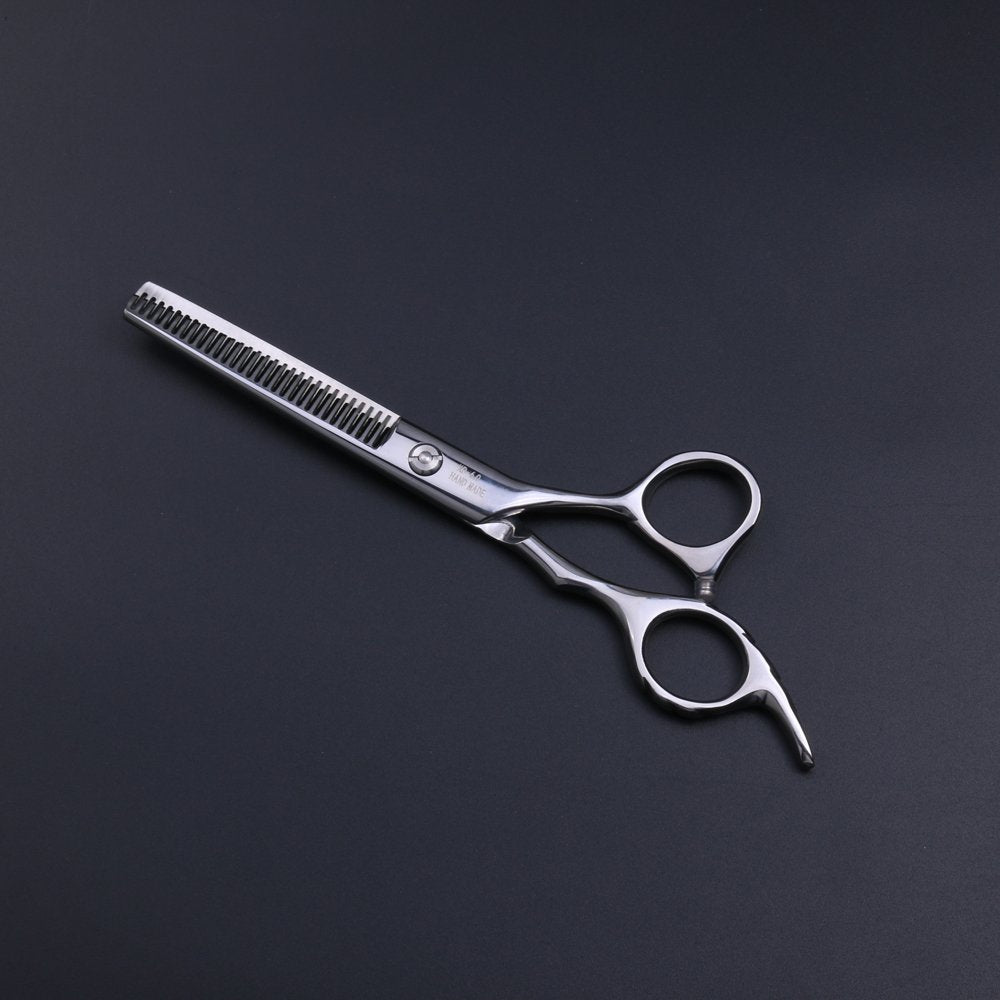 Professional 6.0 Inch Double Teeth Barber Hair Thinning Scissor/Shear Set- Perfect for Hair Stylist or Home Use