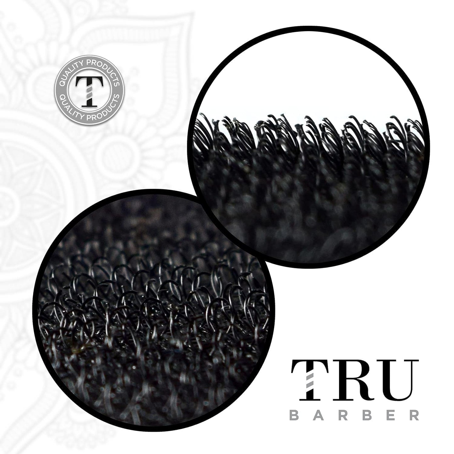 HAIR GRIPPERS ® 3 COLORS BUNDLE PACK 6 PCS for Men and Women - Salon and Barber, Hair Clips for Styling, Hair Holder Grips (Black/Red/Black)