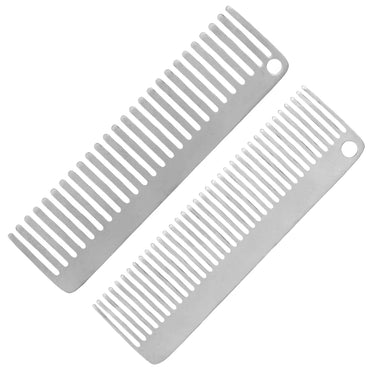 Titanium Comb Heat-Resistant Portable Camping Comb Pocket Titanium Comb Small Lightweight Comb Camping Accessories