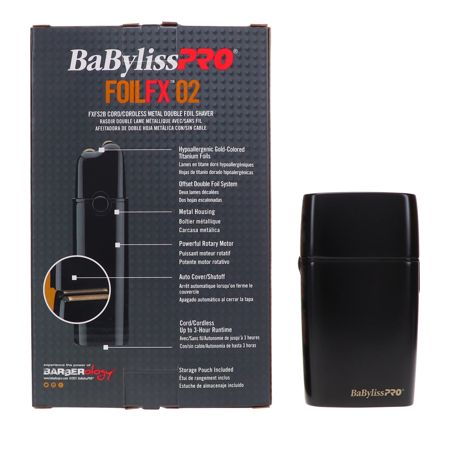 Barberology BLACKFX Double Foil Shaver