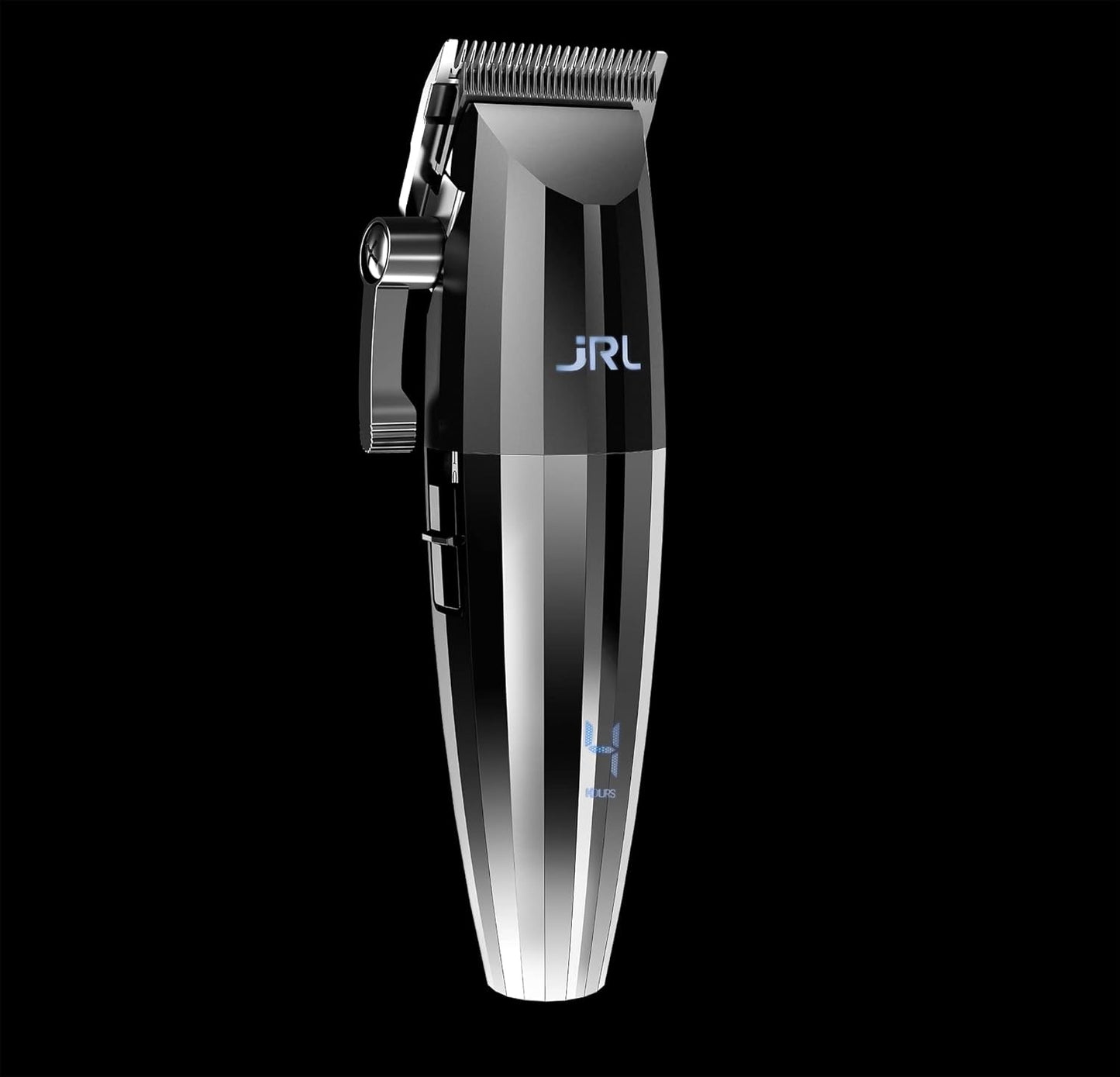 JRL Silver Freshfade 2020C Professional Barber Hair Clipper, No More Pull Smart-Clip™ Fade Control for Precise Head Hair Fades All Day,