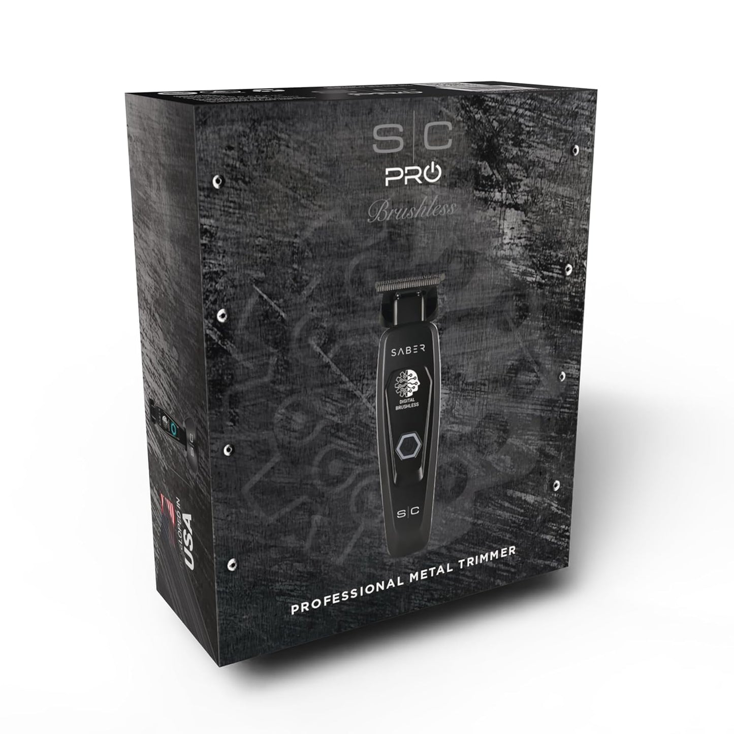 Saber and Precision Saber Professional Full Metal Body Digital Brushless Motor Cordless Hair Trimmers