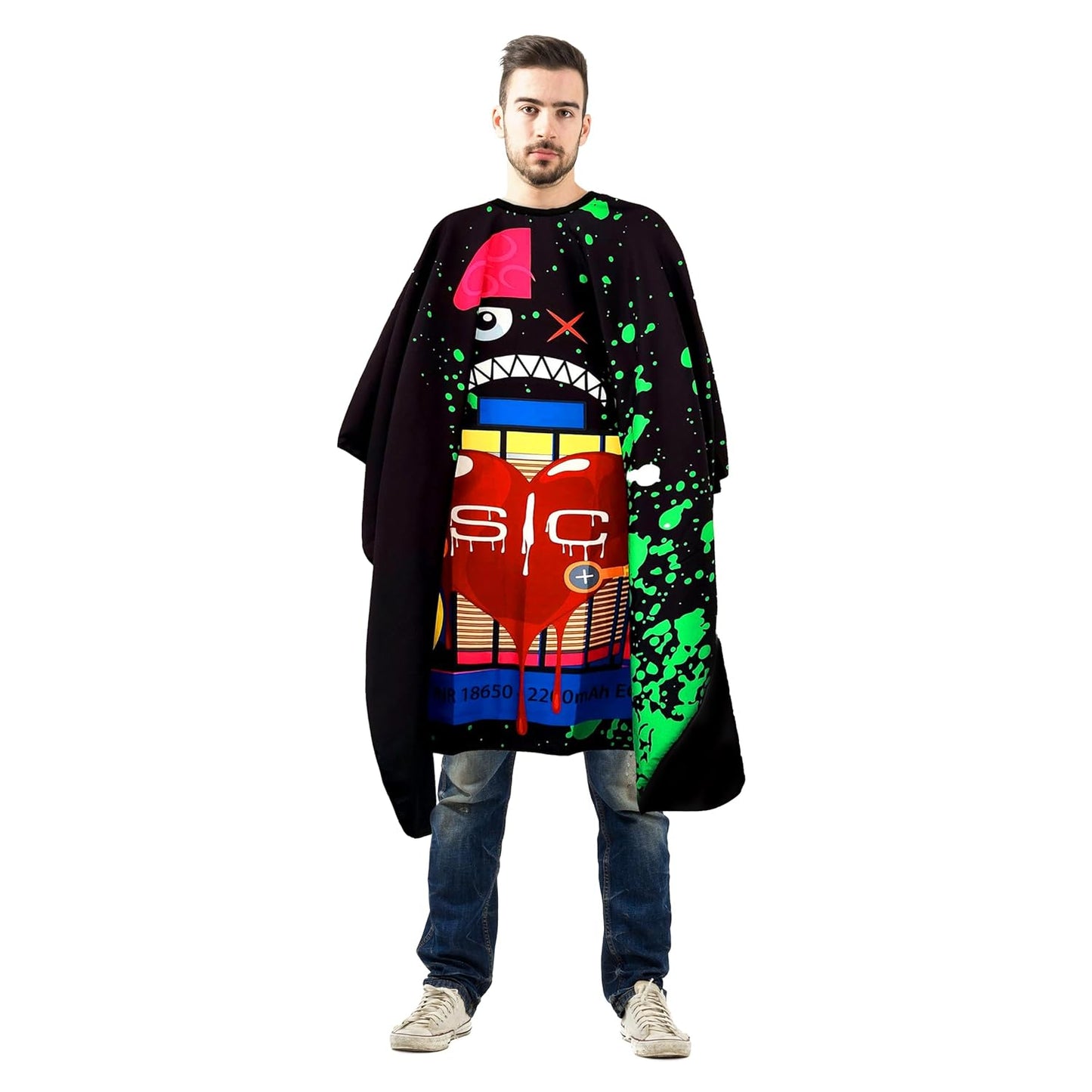 Professional Barber Water Resistant Hair Cutting Cape One Size