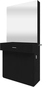 Wall Mount Salon Station Barber Stations Styling Station with Mirror Barber Beauty Spa Salon Equipment