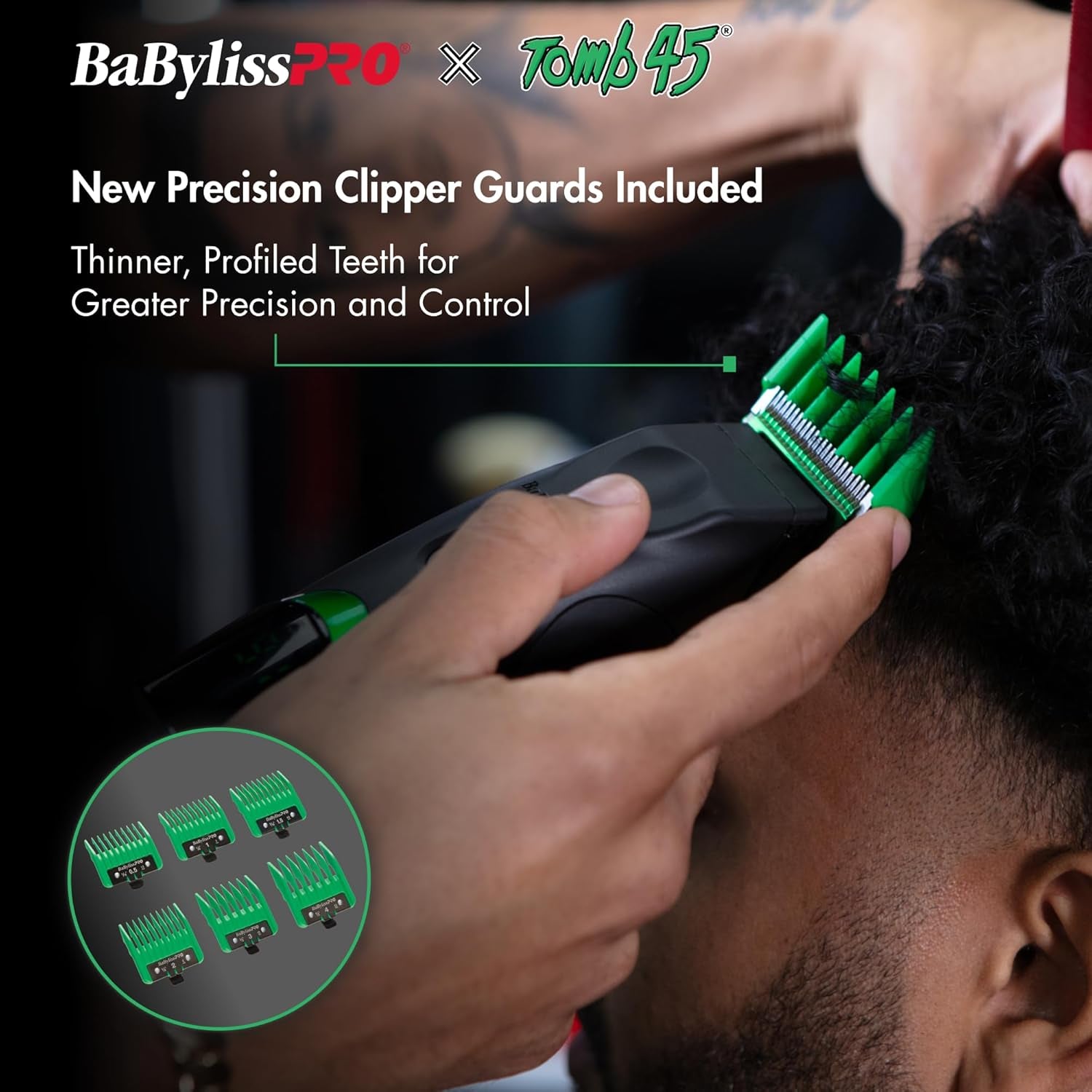 X Tomb45 Wireless-Charging Hair Clipper for Men
