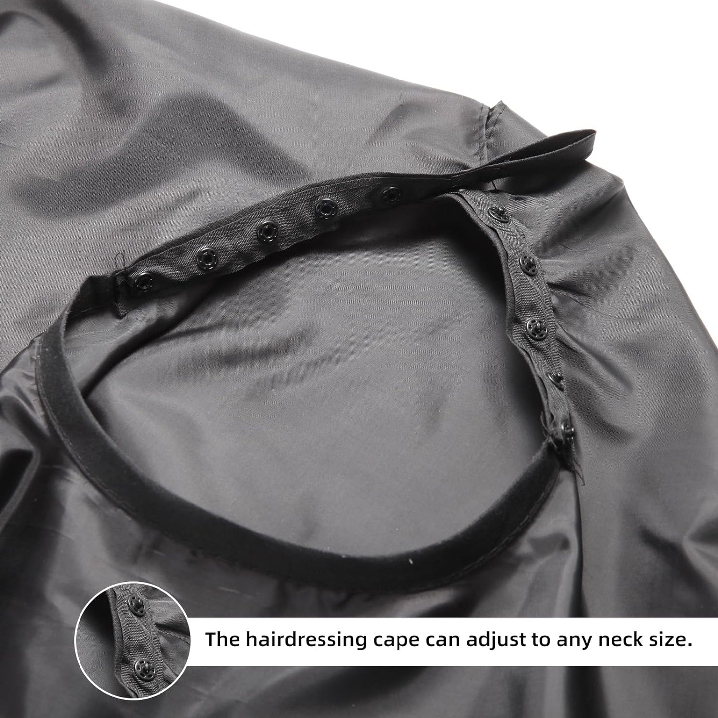 Professional Hair Cutting Cape with Adjustable Snap Closure, Salon Barber Cape,W