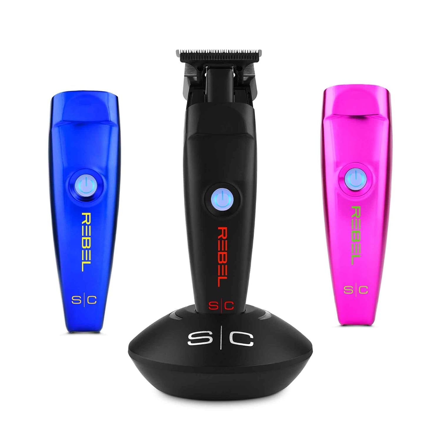 Rebel Professional Cordless Barber Hair Tools Collection with Super-Torque Motor - Hair Clippers and Trimmers
