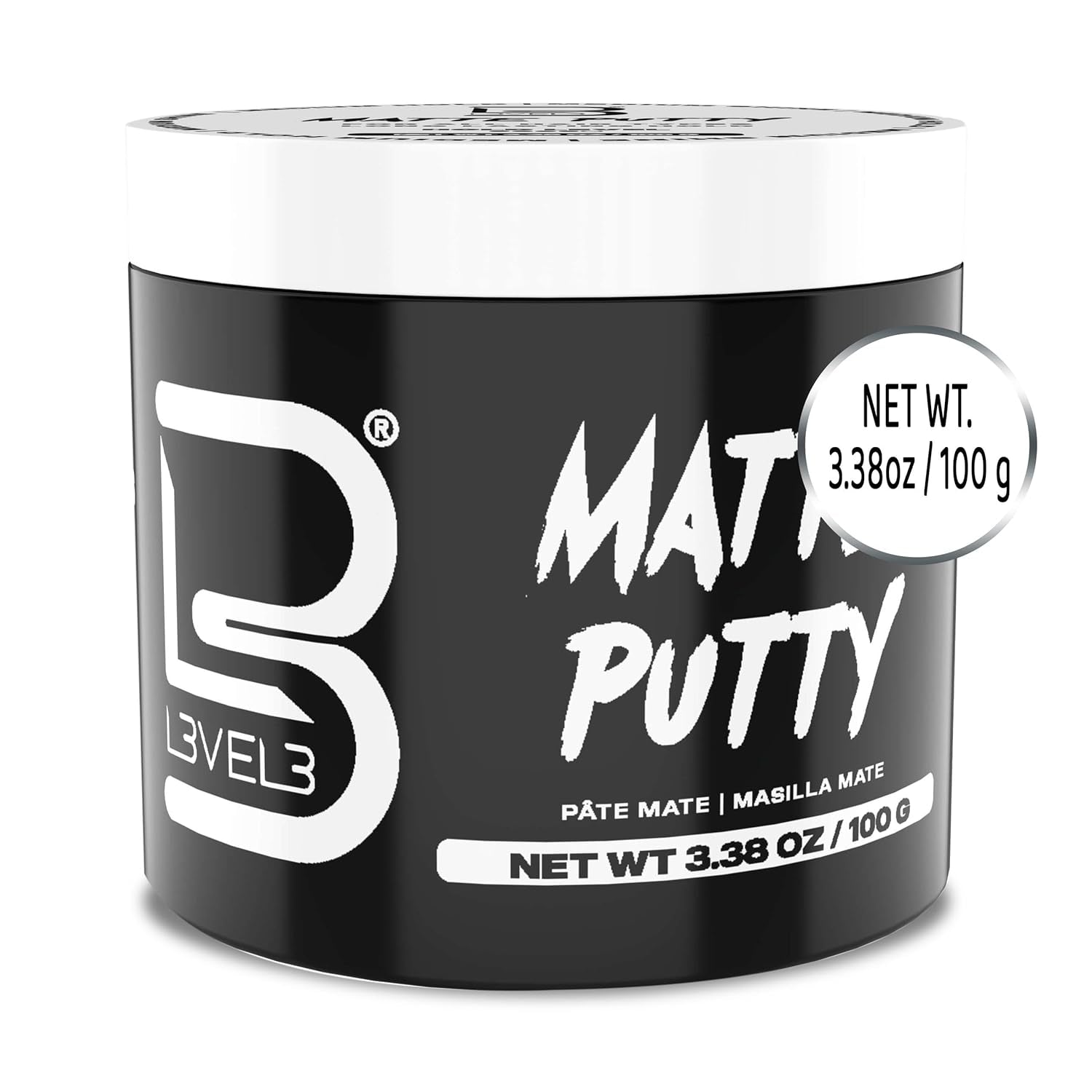 Level 3 Matte Putty - Grooming Hair Product for Women and Men - Hair Texturizing Putty with Matte Finish (3.5 Ounce (Pack of 1))