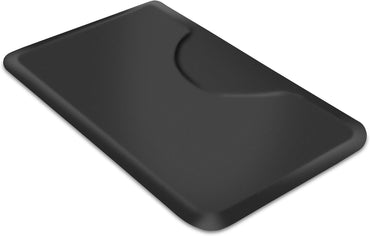 3 Ft. X 5 Ft. Salon & Barber Shop Chair Anti-Fatigue Floor Mat - Black Rectangle - 7/8 In. Thick