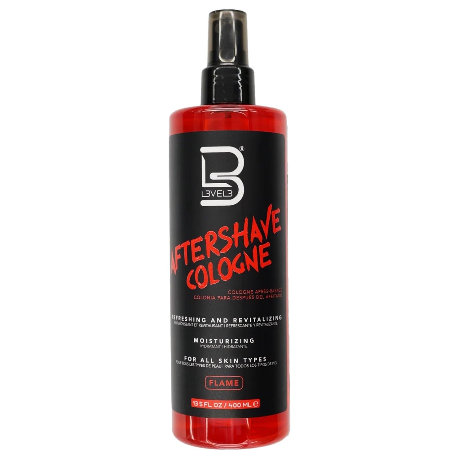 Level 3 after Shave Spray Cologne - Softens Skin - Refreshes and Relieves Face and Skin - Moisturizing Formula Level Three after Shaving