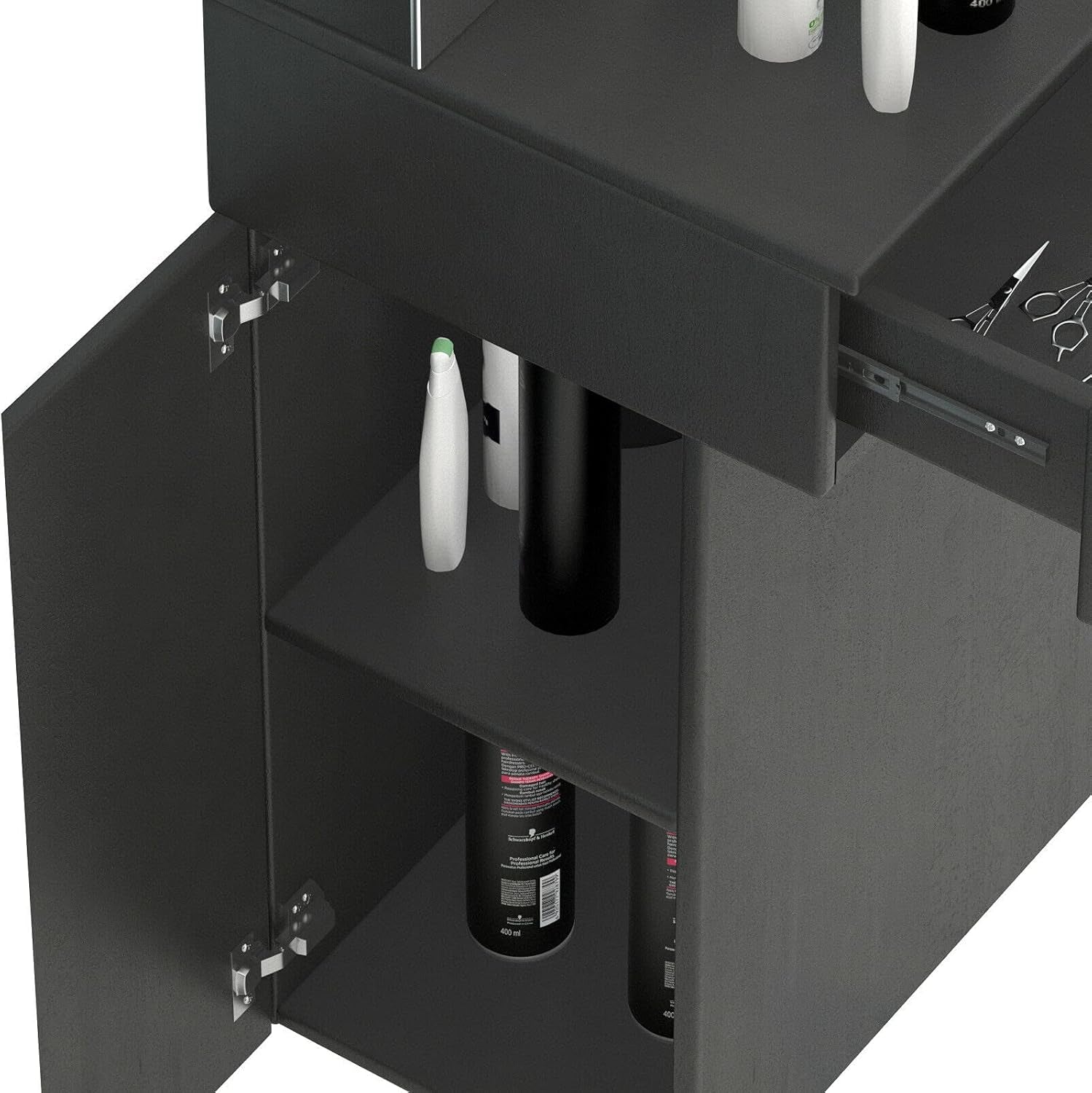 Wall Mount Salon Station Barber Stations Styling Station with Mirror Barber Beauty Spa Salon Equipment