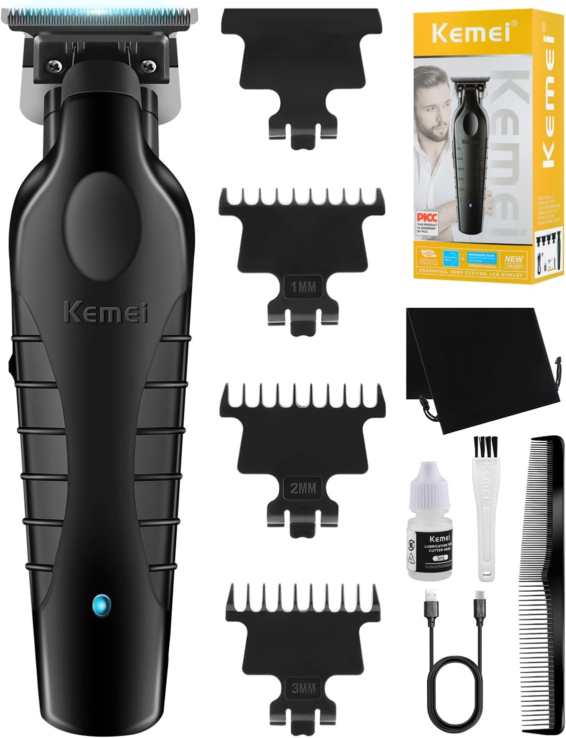 2299 Trimmer Professional Cordless Hair Clipper for Men