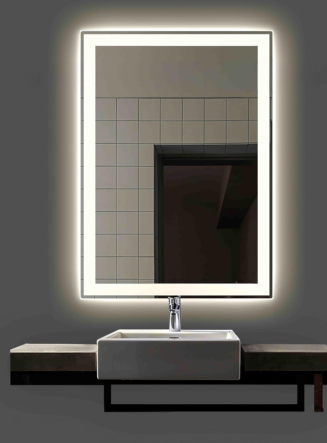 Radiant LED Mirror, 30" X 42"