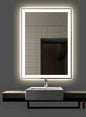 Radiant LED Mirror, 30" X 42"