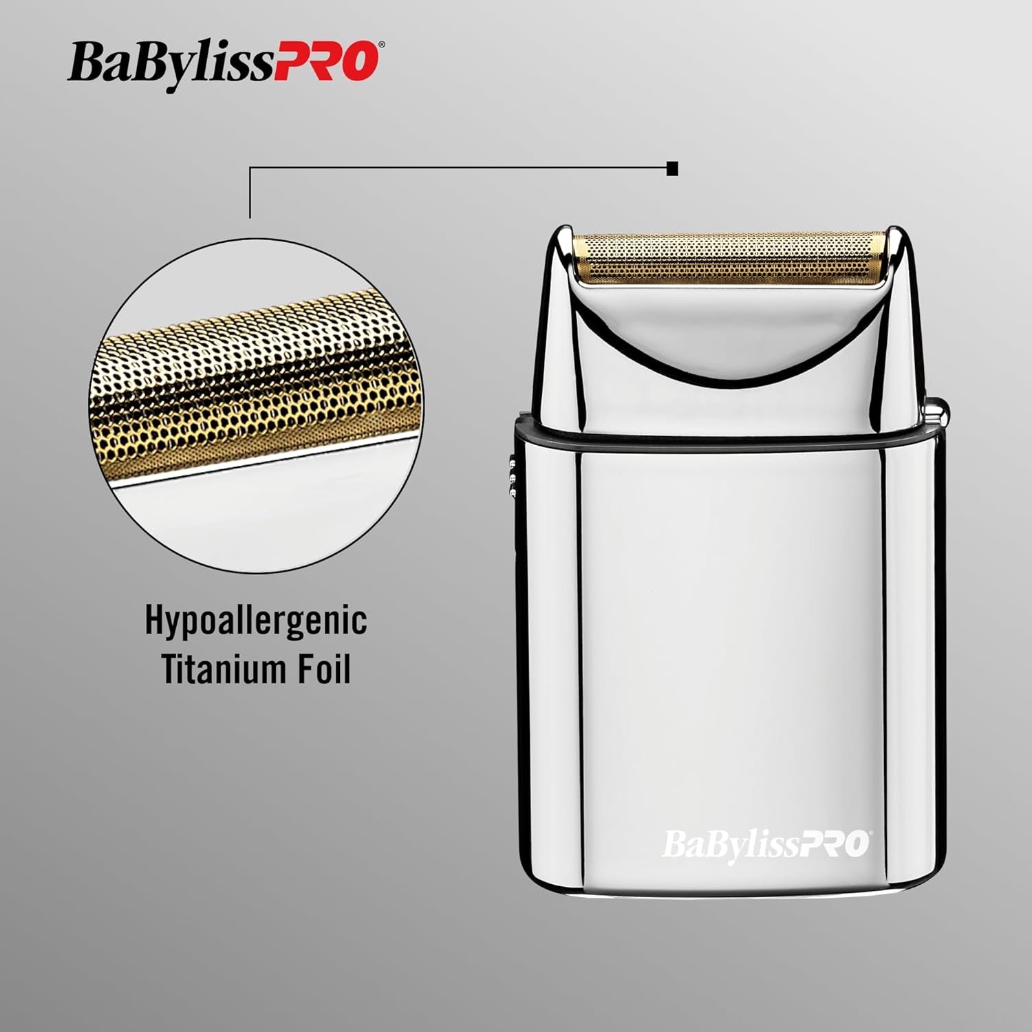 Barberology Foil Shaver FXFS1 SILVERFX Professional High-Torque Shaver