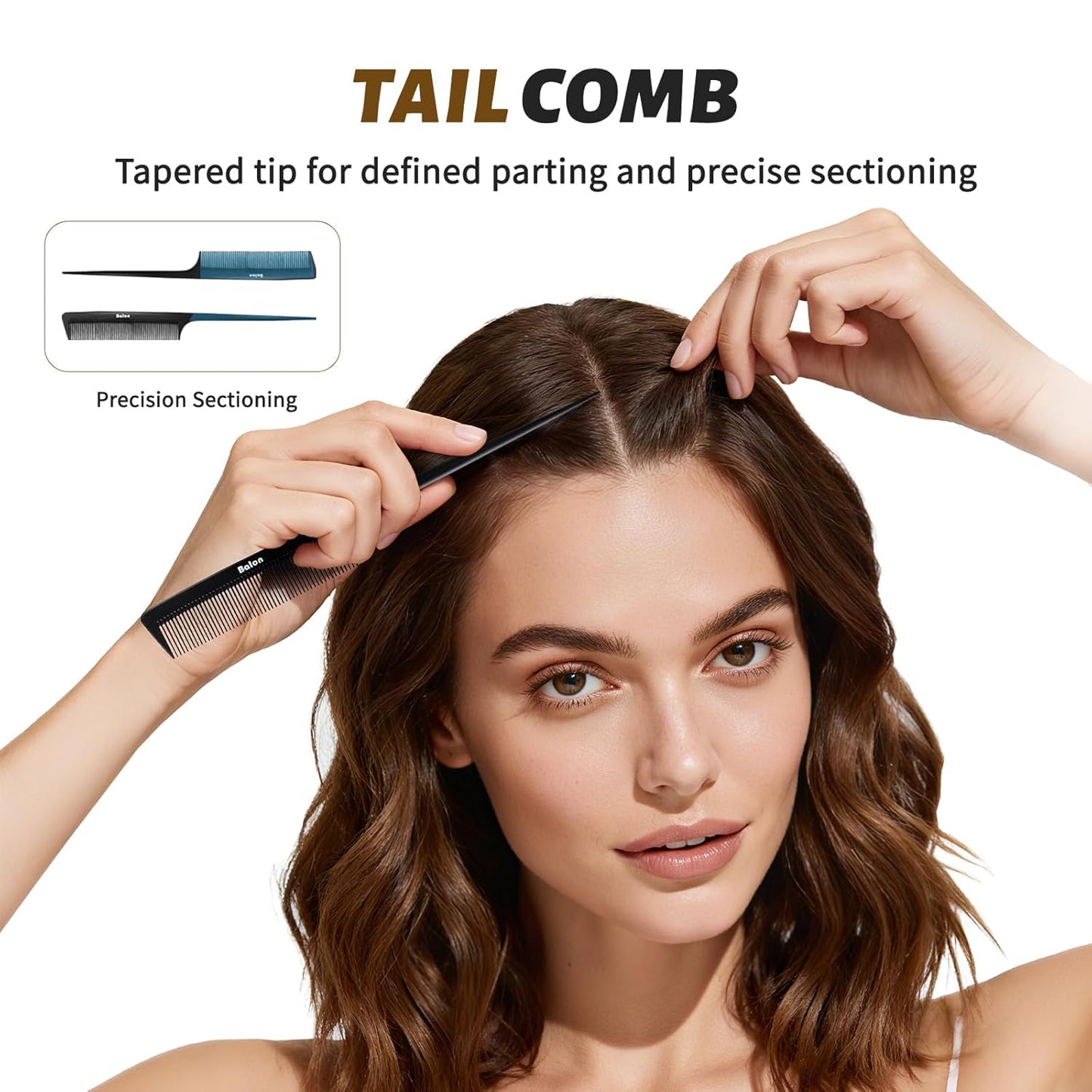 Hair Brush for Women and Men, 4Pcs Paddle Brush Detangling Brush Hair Comb Set for Long Thick Thin Curly Hair, Hairbrush Great on Wet or Dry, No More Tangle