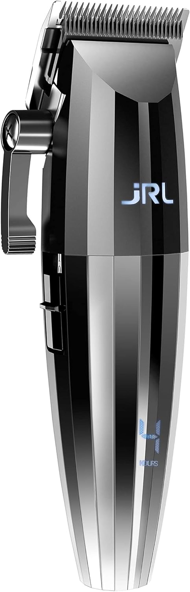 JRL Silver Freshfade 2020C Professional Barber Hair Clipper, No More Pull Smart-Clip™ Fade Control for Precise Head Hair Fades All Day,