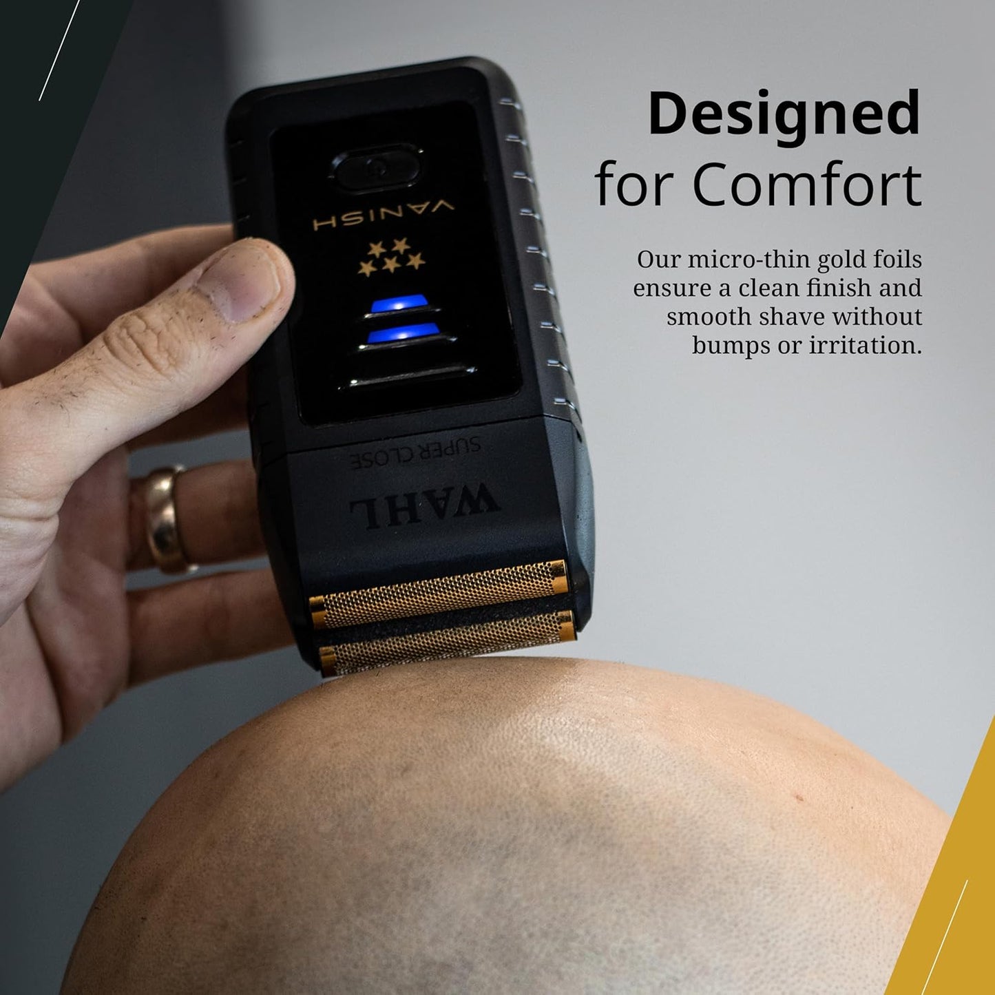 5 Star Vanish Shaver, Cordless, Lithium-Ion Battery, Pop-Out Foil Bars, Ergonomic Design, 100+ Minute Runtime