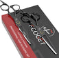 Professional Barber Hair Scissors Thinning Shears Kit - 6.8" HIGH-END Extremely Sharp Haircut Scissors Hairdressing Texturizing Hair Cutting Shears Set 440C Stainless Steel for Salon Home Stylists
