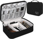 Barber Tools Bag Barber Case Hair Tools Travel Bag Clipper Guard Holder for Clippers and Supplies Hair Cutting Scissors Storage Bag Portable Clipper Storage Holder Organizer for Hair Cutting (Black)