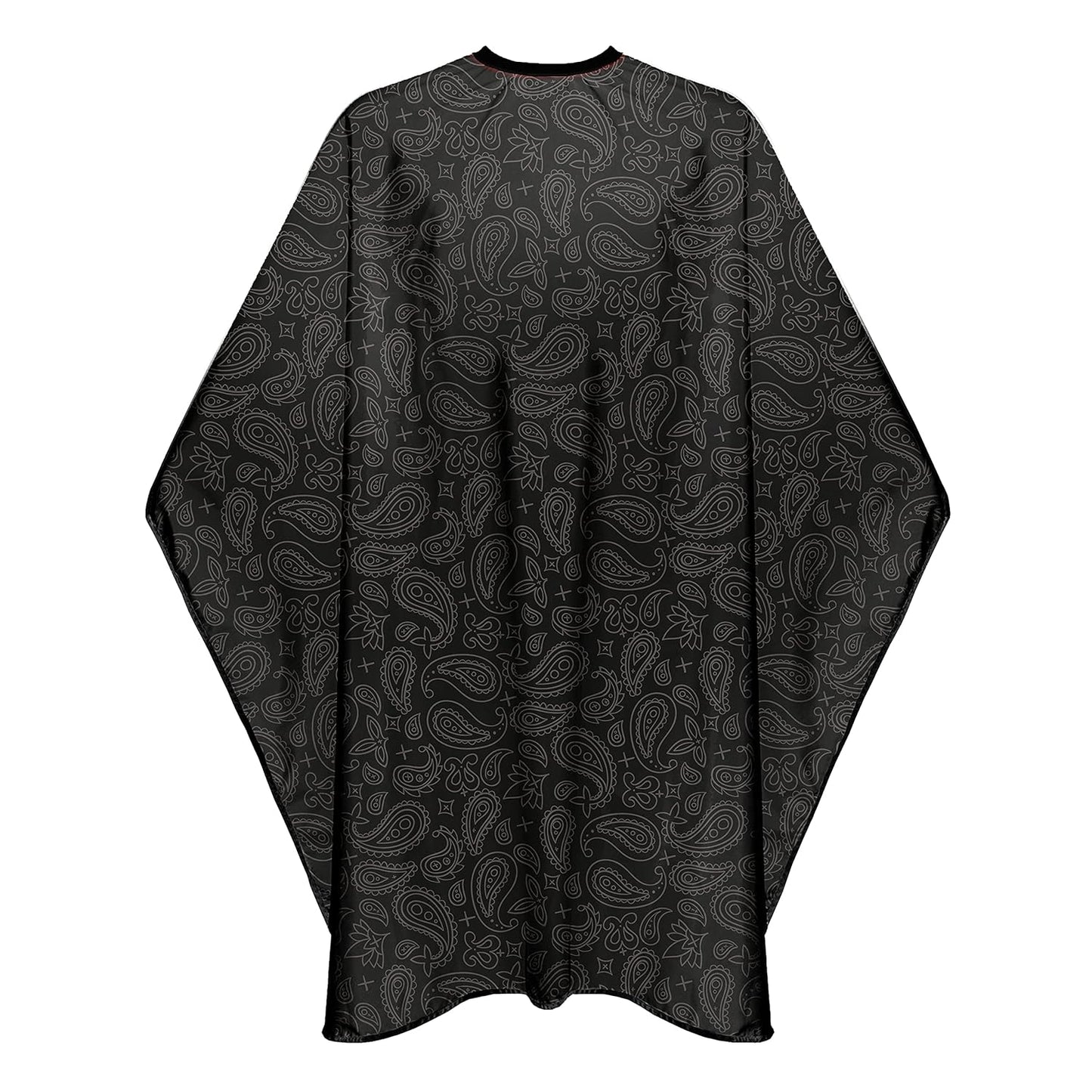 Barber Cape for Men, Haircut Cape with Snaps, Professional Salon Cutting Cape, Large Waterproof Hairdressing Cape Gown Apron for Hairstylist- 63”× 56”(Black Pattern)
