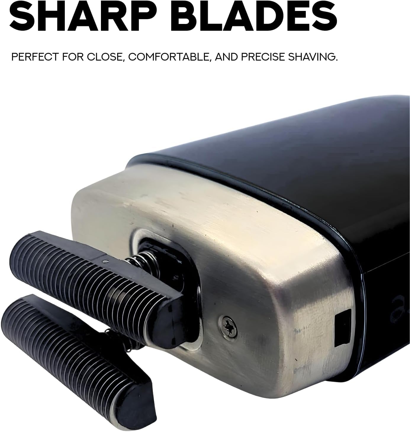 Crunch Lite STF600 | Professional Double Foil Shaver for Men | Cordless & Corded, 60 Min Runtime, Hidden LED Display | Barber Face & Head Finishing Razor