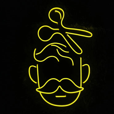 Barber Neon Sign, Hair Salon Wall Art Decor, Barber Shop Wall Decor