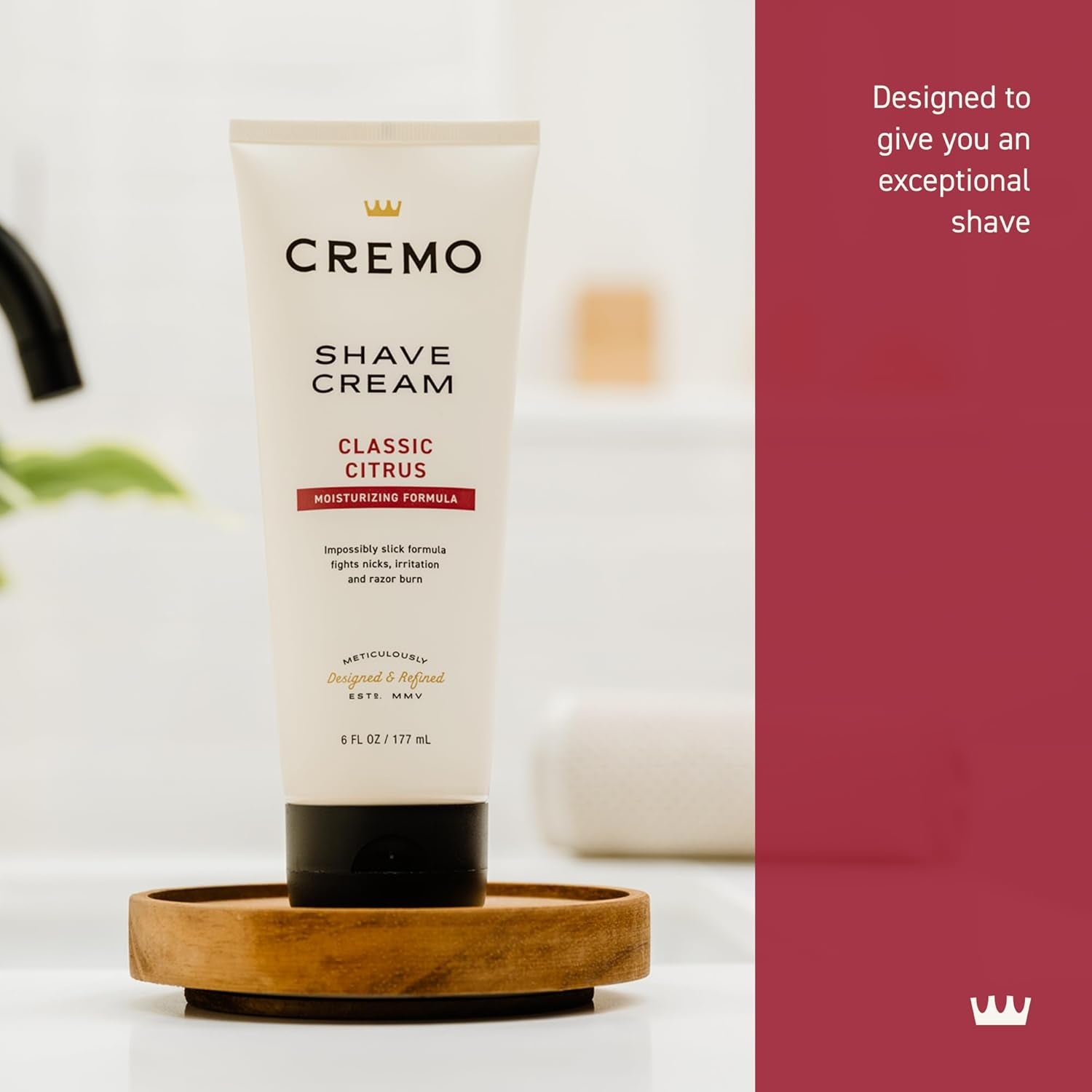 Original Shave Cream, Astonishingly Superior Ultra-Slick Shaving Cream for Men, Fights Nicks, Cuts and Razor Burn, 6 Fl Oz