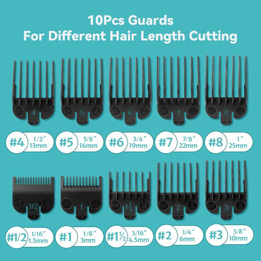 Clipper Guards Replacement Set Fits for Most Wahl Clippers and Babyliss FX870