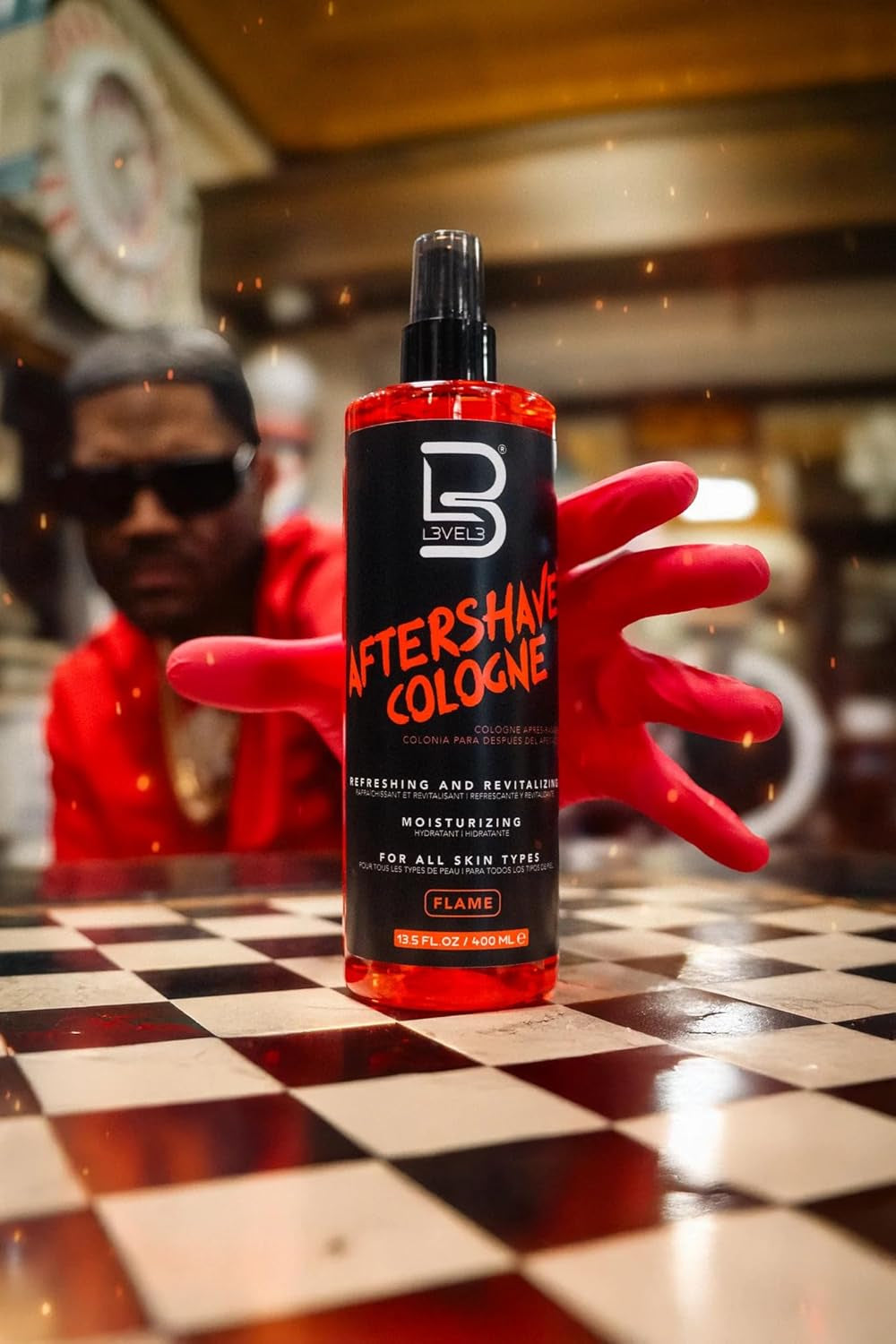 Level 3 after Shave Spray Cologne - Softens Skin - Refreshes and Relieves Face and Skin - Moisturizing Formula Level Three after Shaving