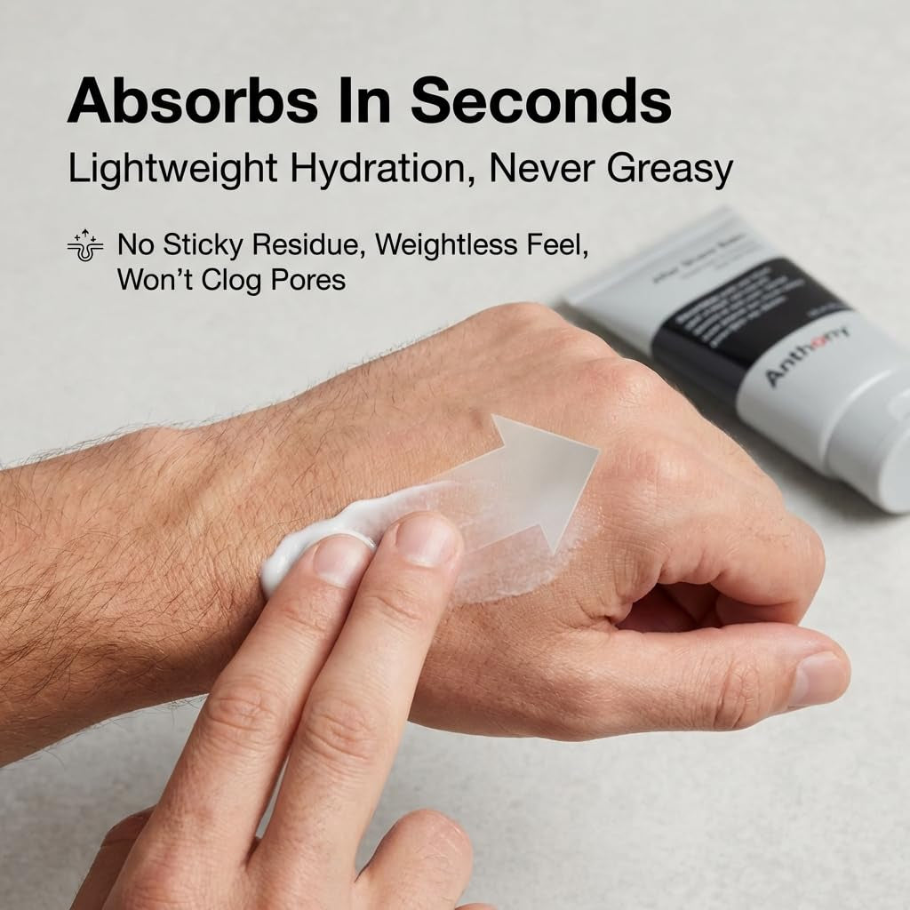 after Shave Balm for Men, Cooling & Hydrating Lotion with Vitamins A, C & E, Aloe Vera & Botanical Extracts, 3 Fl Oz, Aftershave Soothes, Moisturizes & Nourishes Skin, Reduces Razor Burn
