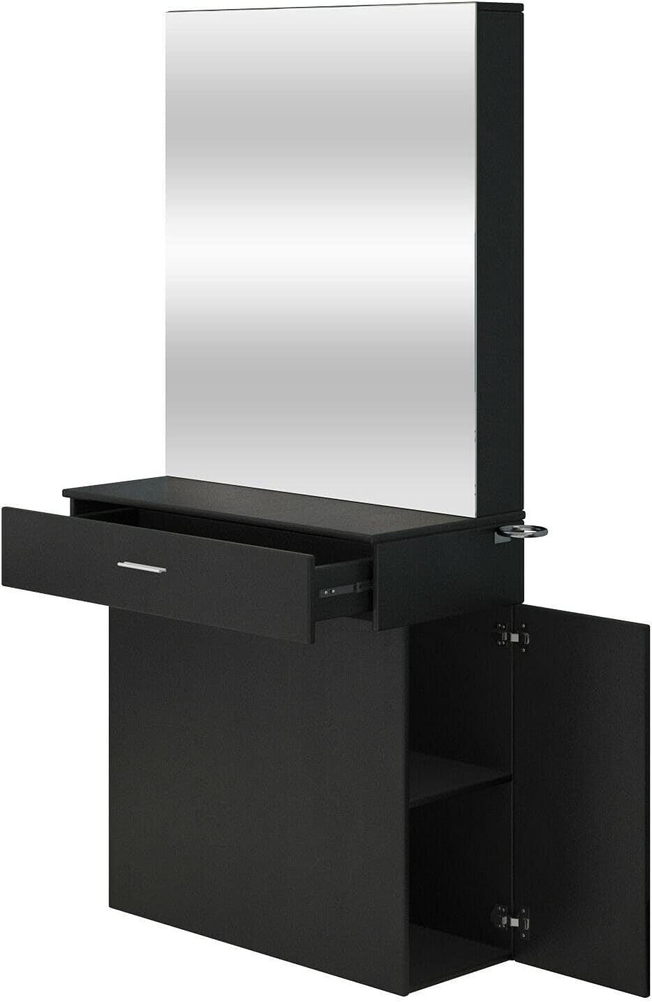 Wall Mount Salon Station Barber Stations Styling Station with Mirror Barber Beauty Spa Salon Equipment