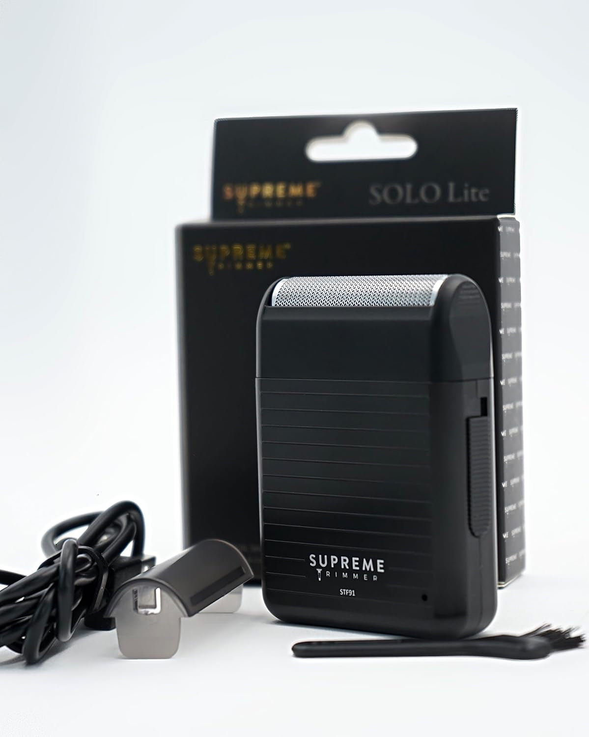Solo Lite Foil Shaver for Men | Rechargeable Electric Razor + 90 Min Runtime, Type-C USB Fast Charging | Lightweight Travel Shaver, Easy to Carry | STF91
