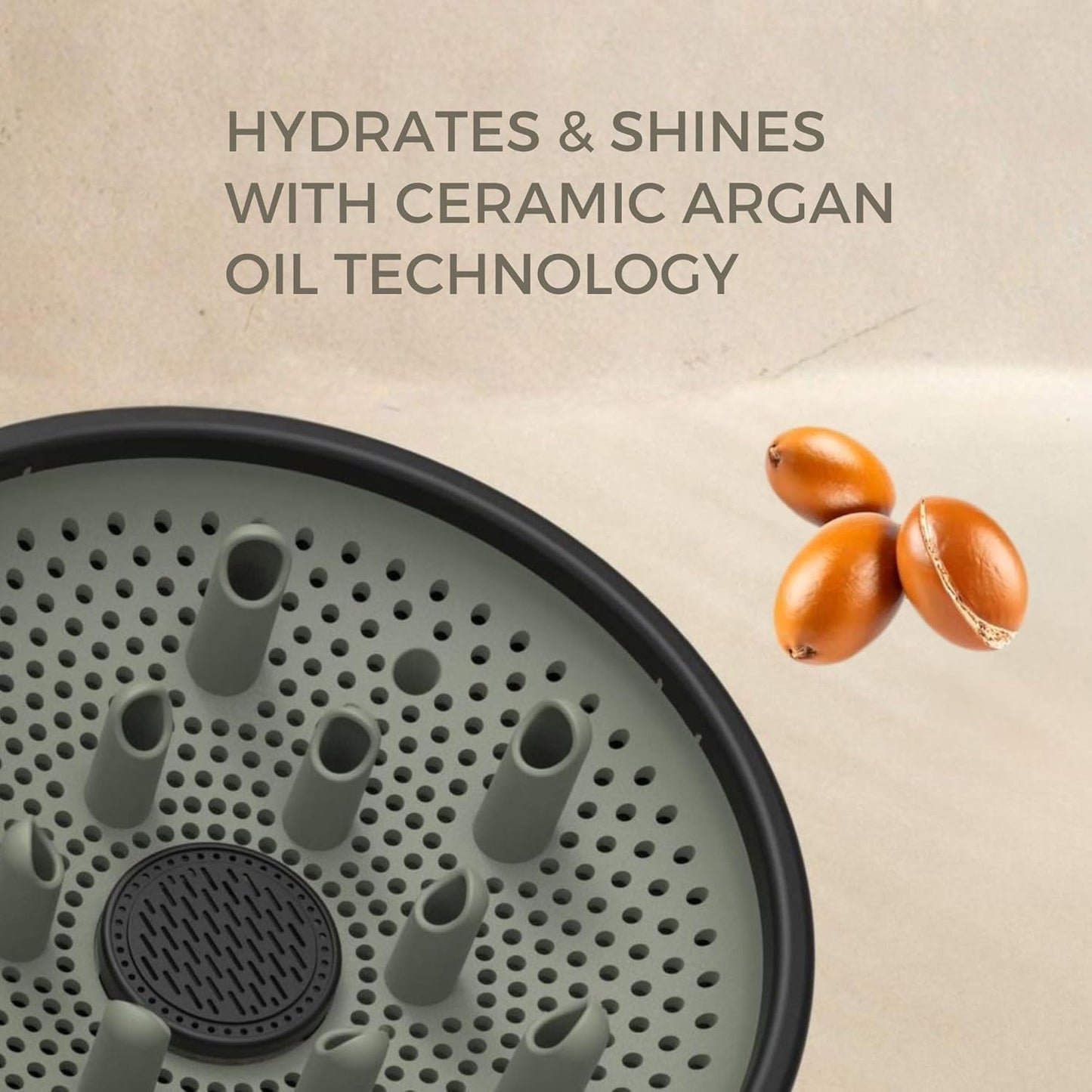 Sage Collection Diffuser Hair Dryer for Curly Hair, Ion Generator for Frizz-Free Curls