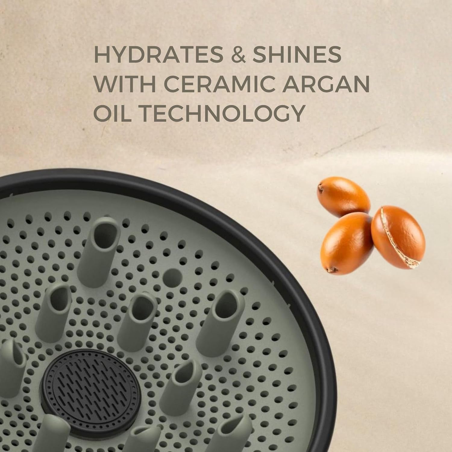 Sage Collection Diffuser Hair Dryer for Curly Hair, Ion Generator for Frizz-Free Curls