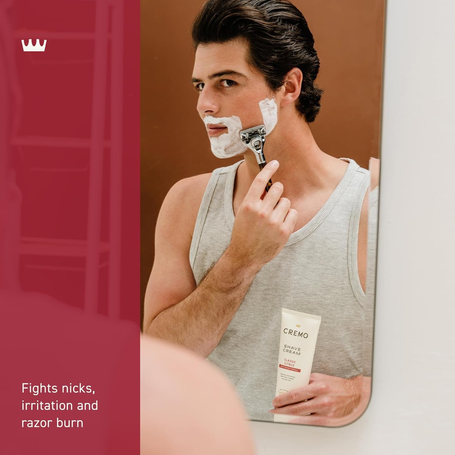 Original Shave Cream, Astonishingly Superior Ultra-Slick Shaving Cream for Men, Fights Nicks, Cuts and Razor Burn, 6 Fl Oz