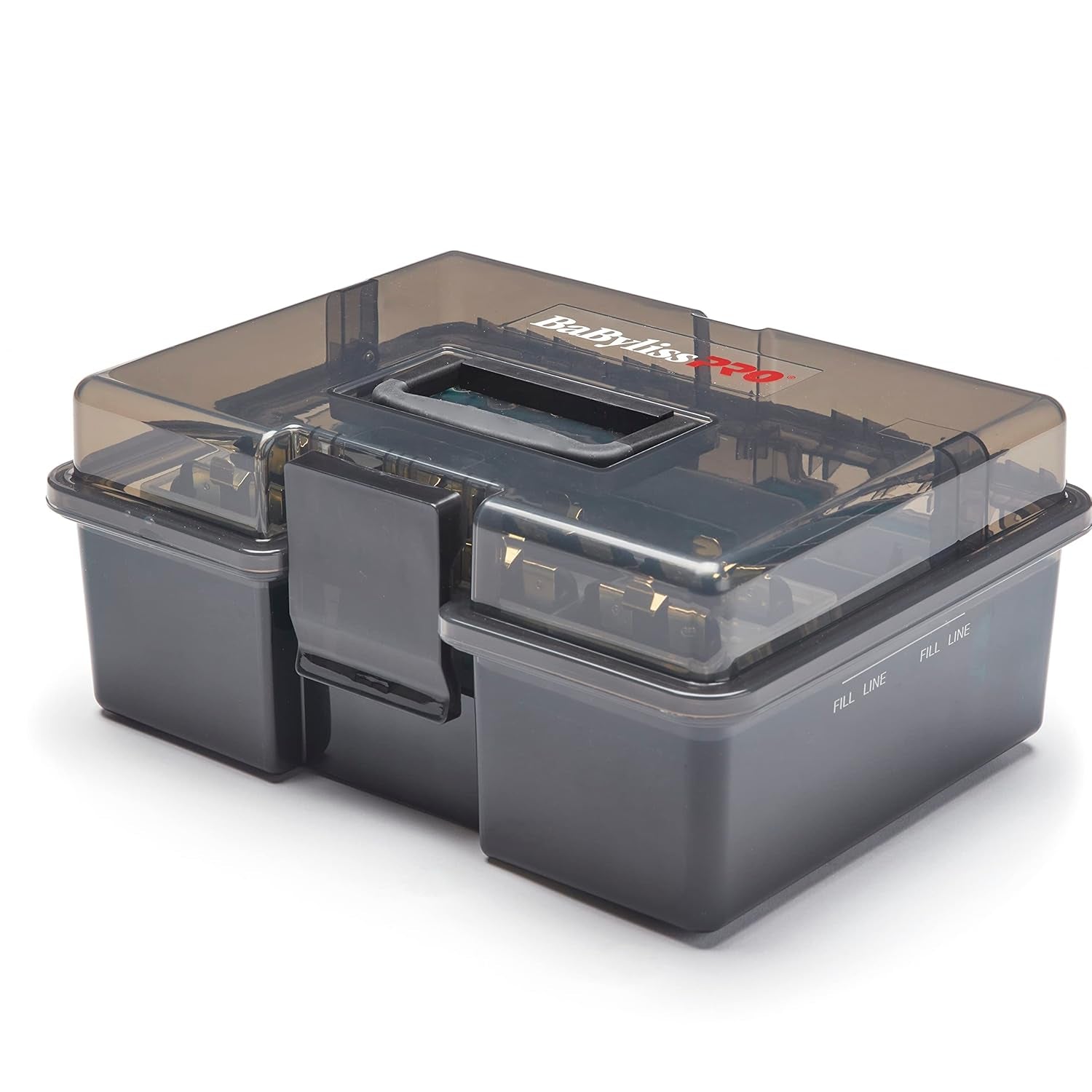 Barbersonic Disinfectant Storage Box for Clipper & Trimmer Blades, Guards and Barber Accessories