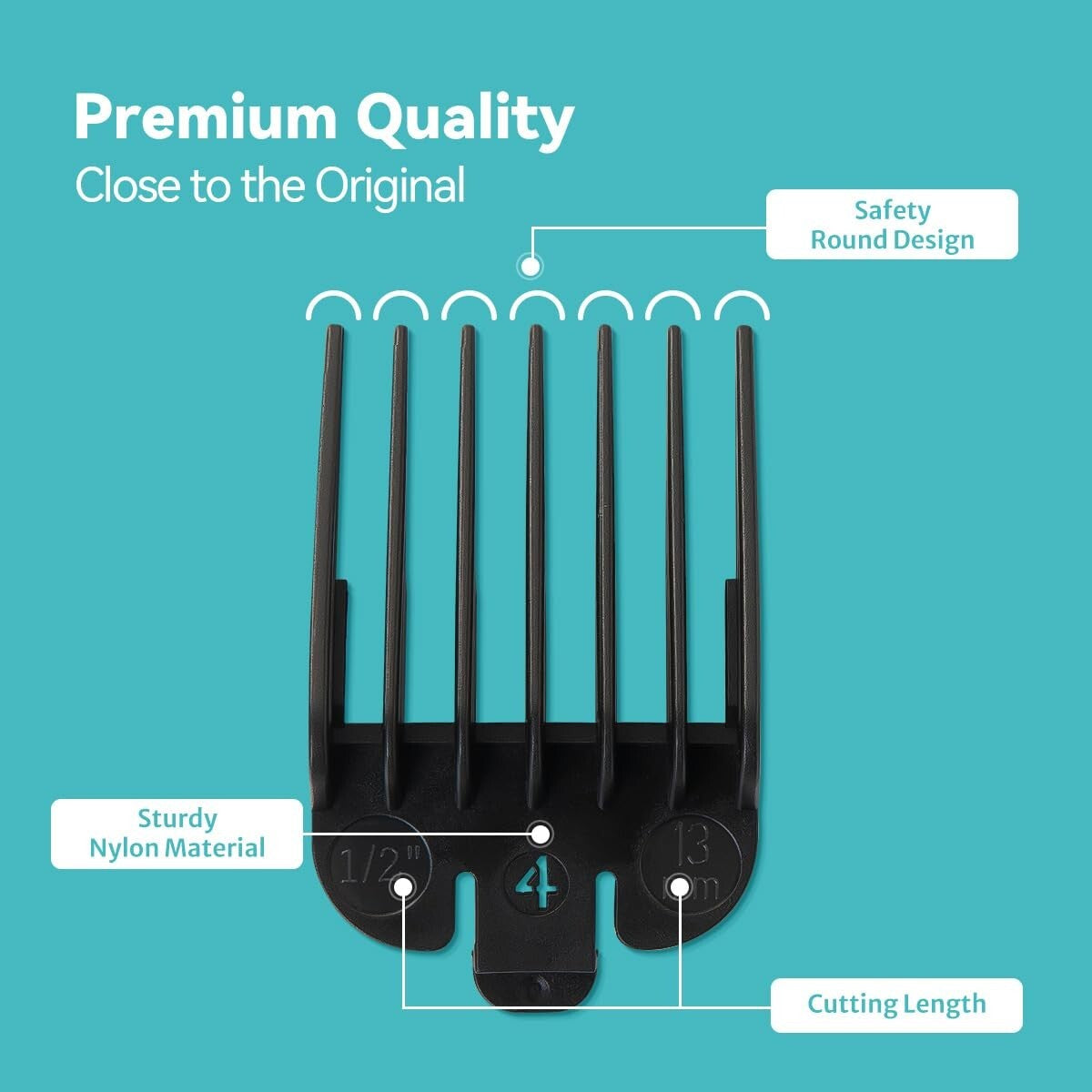 Clipper Guards Replacement Set Fits for Most Wahl Clippers and Babyliss FX870