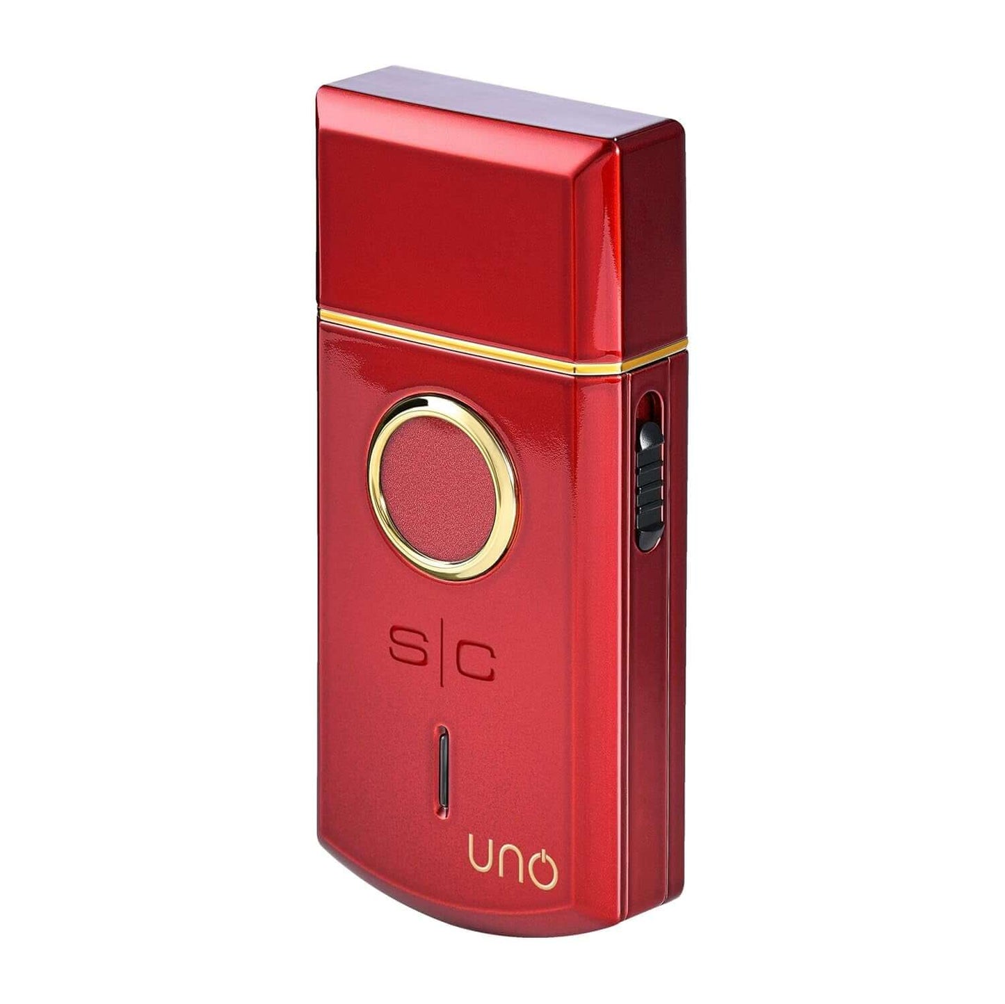 Uno Cordless Single Foil Shaver, Mini Travel Size, Portable, Gold Titanium Premium Head, Turbocharged Motor