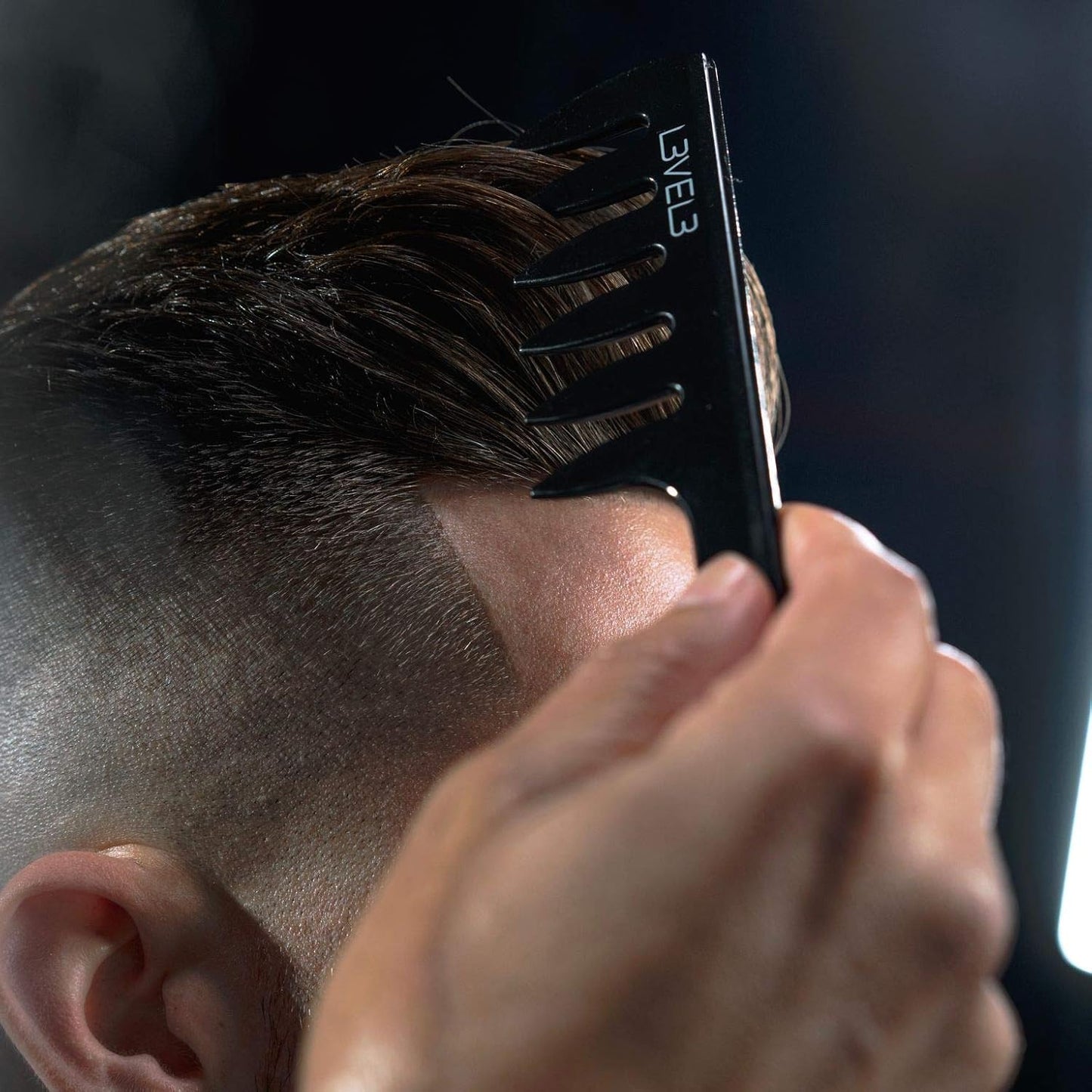 Styling Comb Set - Professional Salon Look - Lightweight and Ergonomic - Comfortable and Glides Easily - Level Three - 2Pc