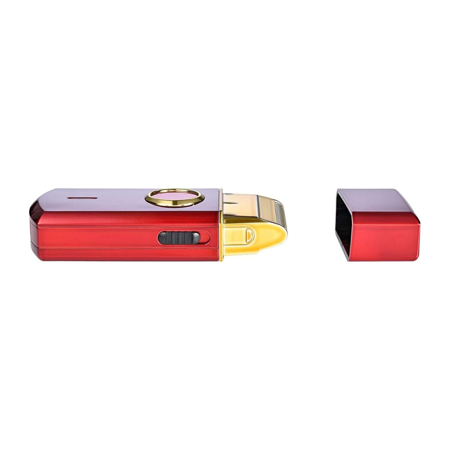 Uno Cordless Single Foil Shaver, Mini Travel Size, Portable, Gold Titanium Premium Head, Turbocharged Motor