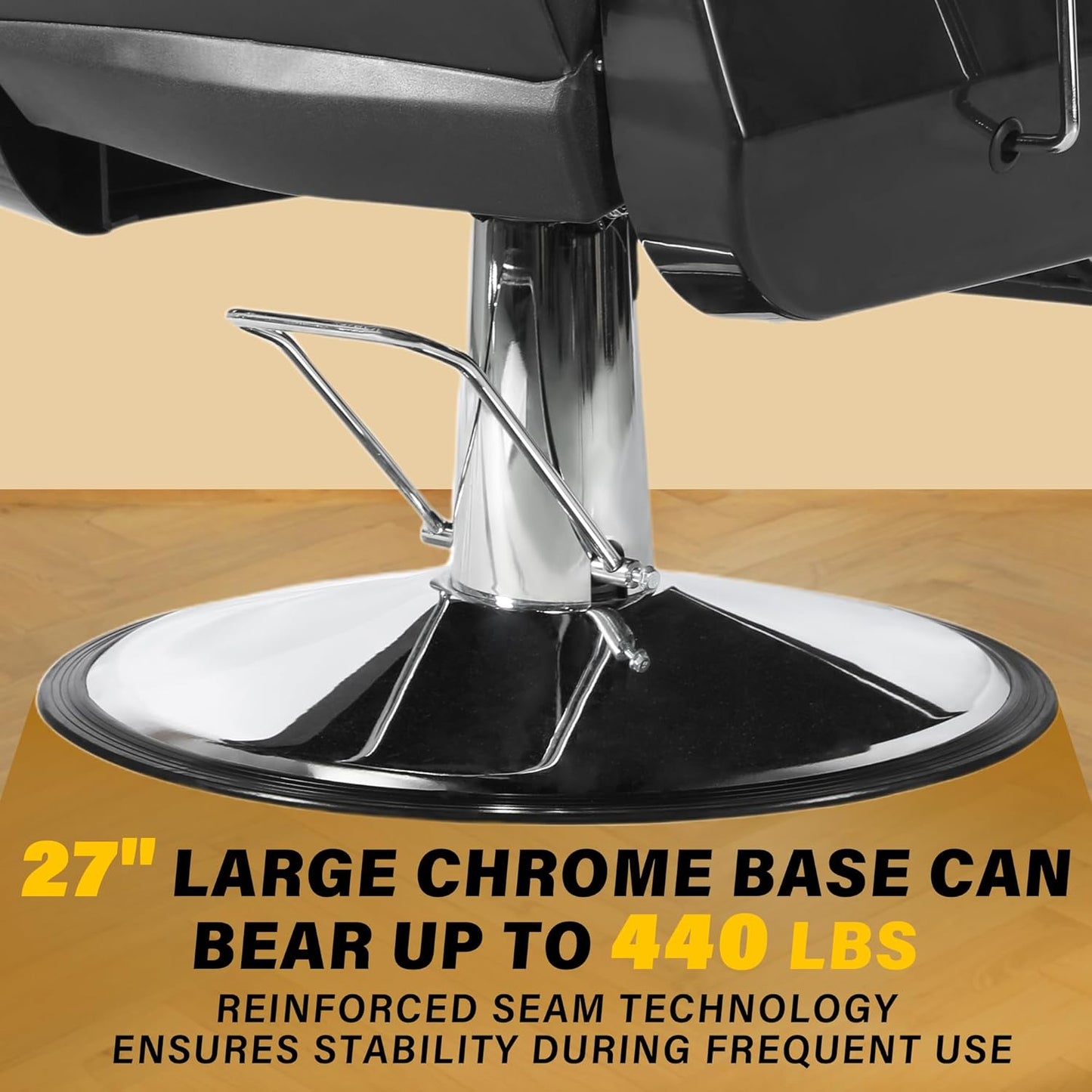 Barber Chair Salon Chairs for Hair Stylist Heavy Duty Hydraulic Reclining for Salon Barbershop Hair Stylist Professional