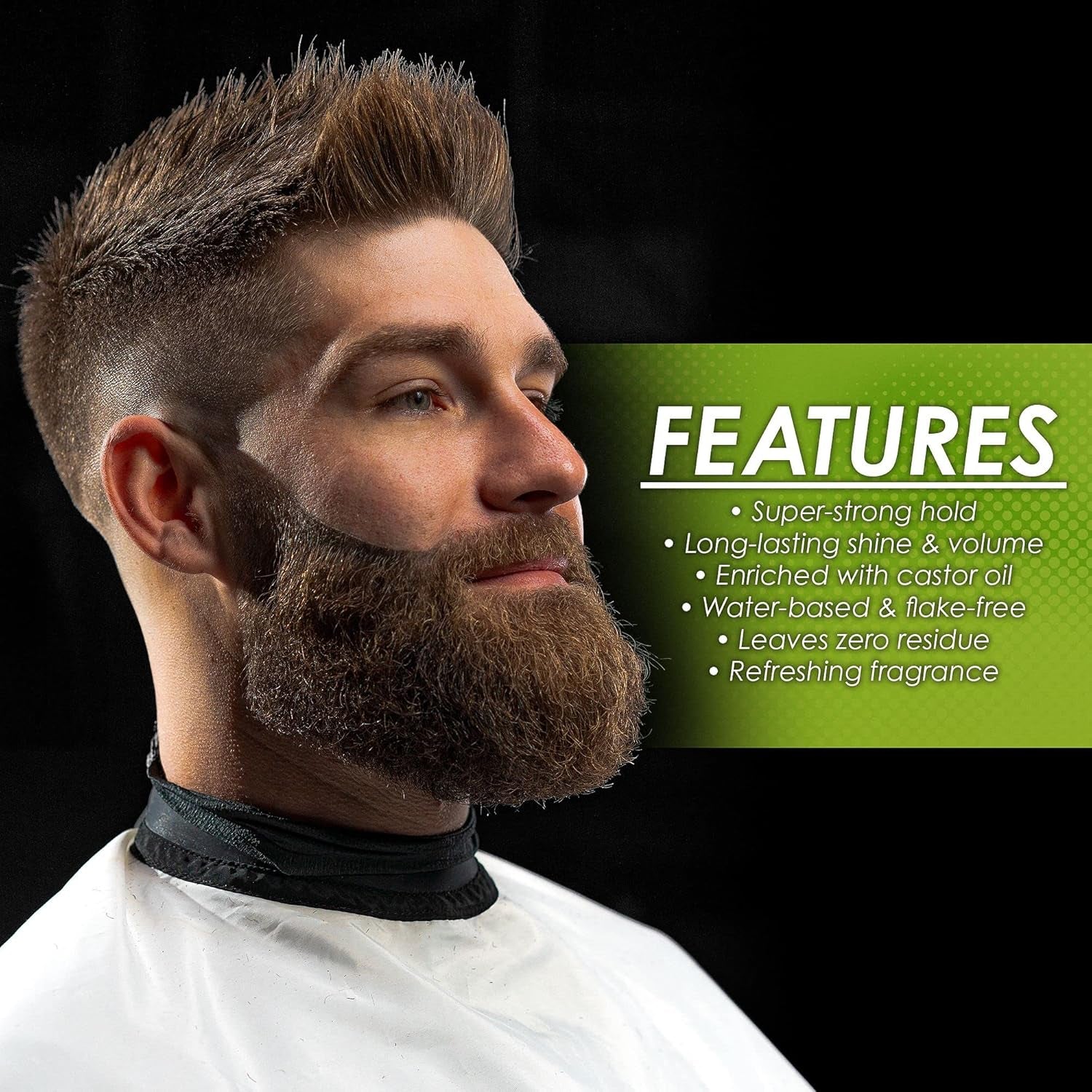 Level 3 Slime Gel - Strong Control Hair Styling Gel - Flake-Free, Long-Lasting Hold - Adds Volume, Texture