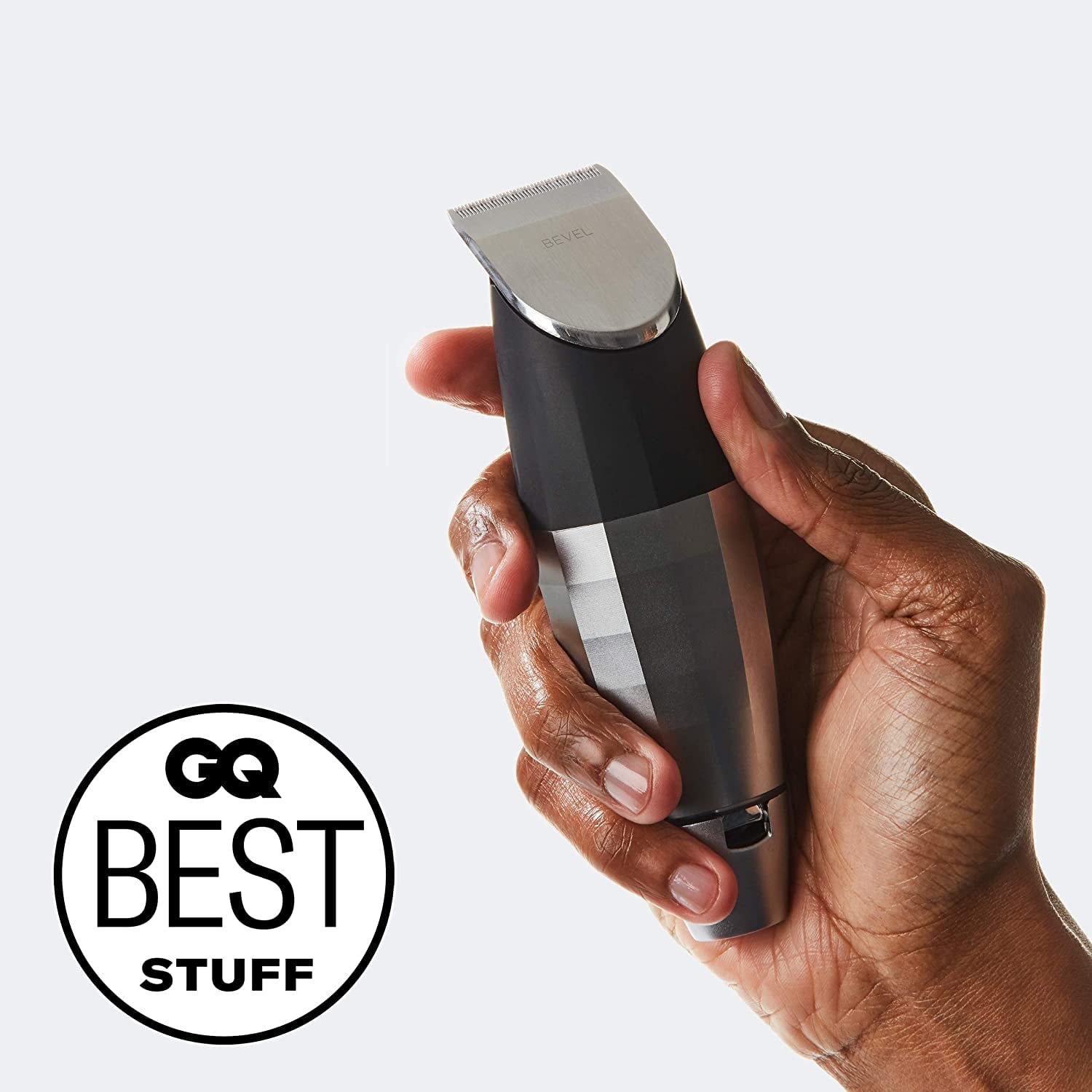 Beard Trimmer for Men - Cordless Trimmer, 6 Hour Rechargeable Battery Life, Tool Free Adjustable Zero Gapped Blade, Barber Supplies, Mustache Trimmer, Silver