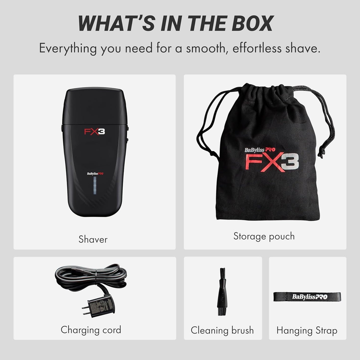 Barberology Double Foil Shaver FXX3SB FX3 Professional High-Speed Electric Shaver