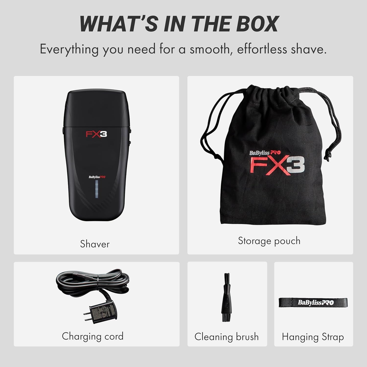 Barberology Double Foil Shaver FXX3SB FX3 Professional High-Speed Electric Shaver