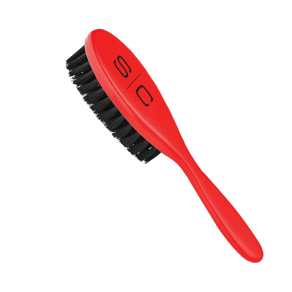 Professional Barber Patagonian Gentle Natural Bristle Fade Brush, Beard Brush, Cleaning Brush