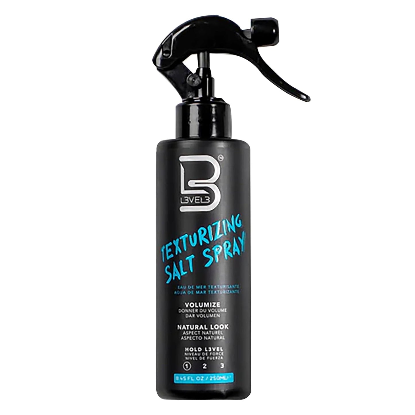 Level 3 Sea Salt Texturizing Spray - Creates Beachy Waves and Texture - Casual Hair Finish (8.45 Fl Oz)